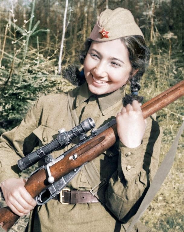 柳德米拉·帕夫利琴科狙杀309名德国士兵(女狙击手柳德米拉死因)-图7
