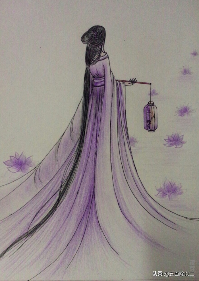 十句形容女子长发及腰的诗句，可美了