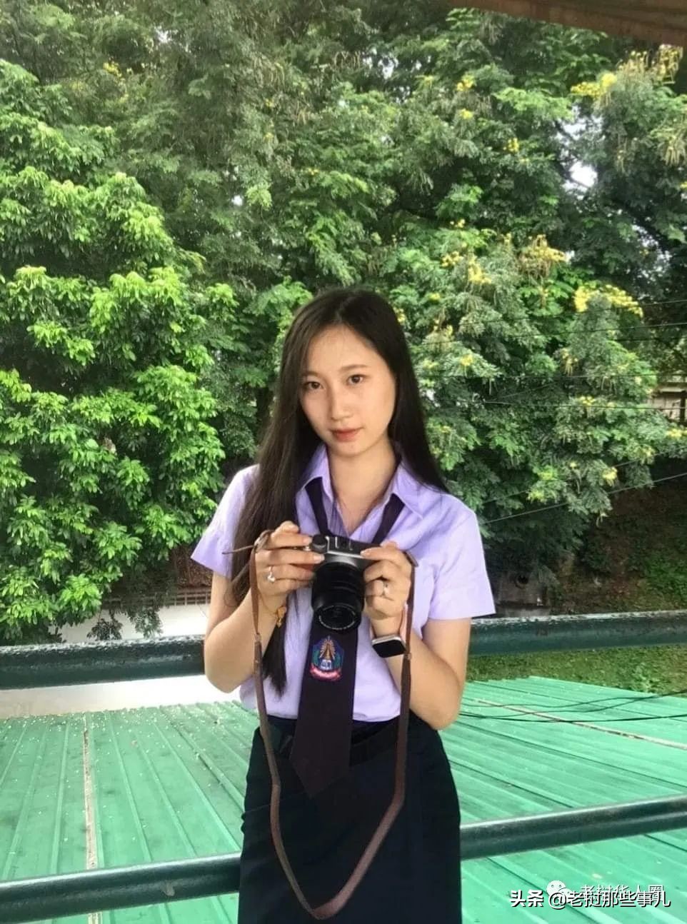 我要去老挝留学！老挝国立大学小姐姐们....太好看了