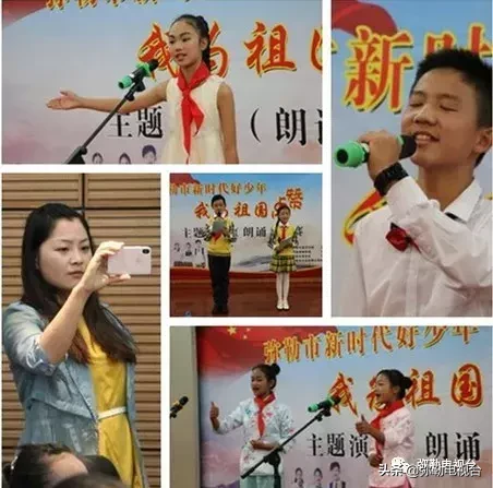 弥勒这几十名少年，真棒！有你母校的吗？