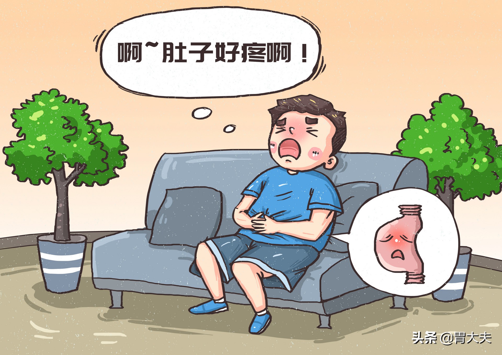 血管显露,在患者进食难以消化或者吃刺激性食物时,就可导致胃出血,胃