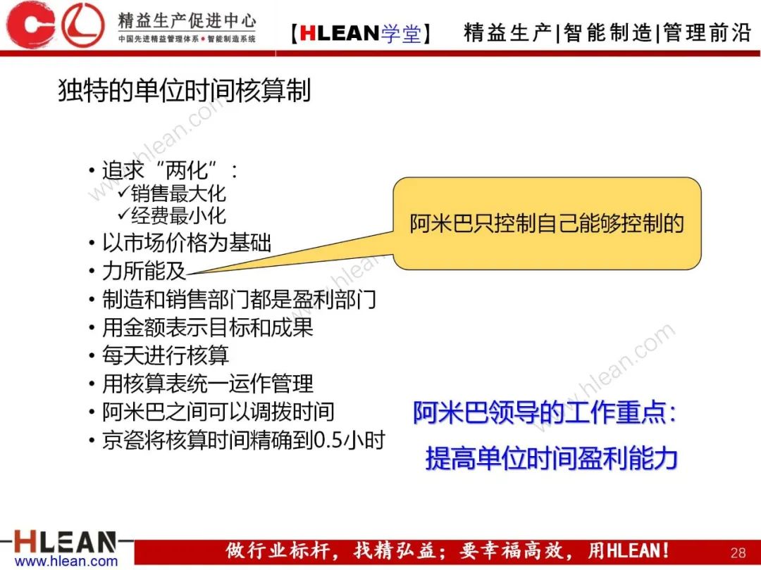 「精益学堂」阿米巴经营