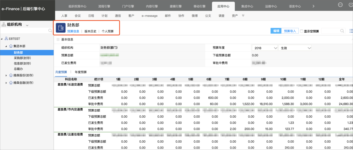 泛微OA系统全面预算费控管理方案，助力组织财务转型升级