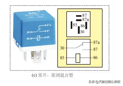 继电器的结构、类型、工作原理、检测方法