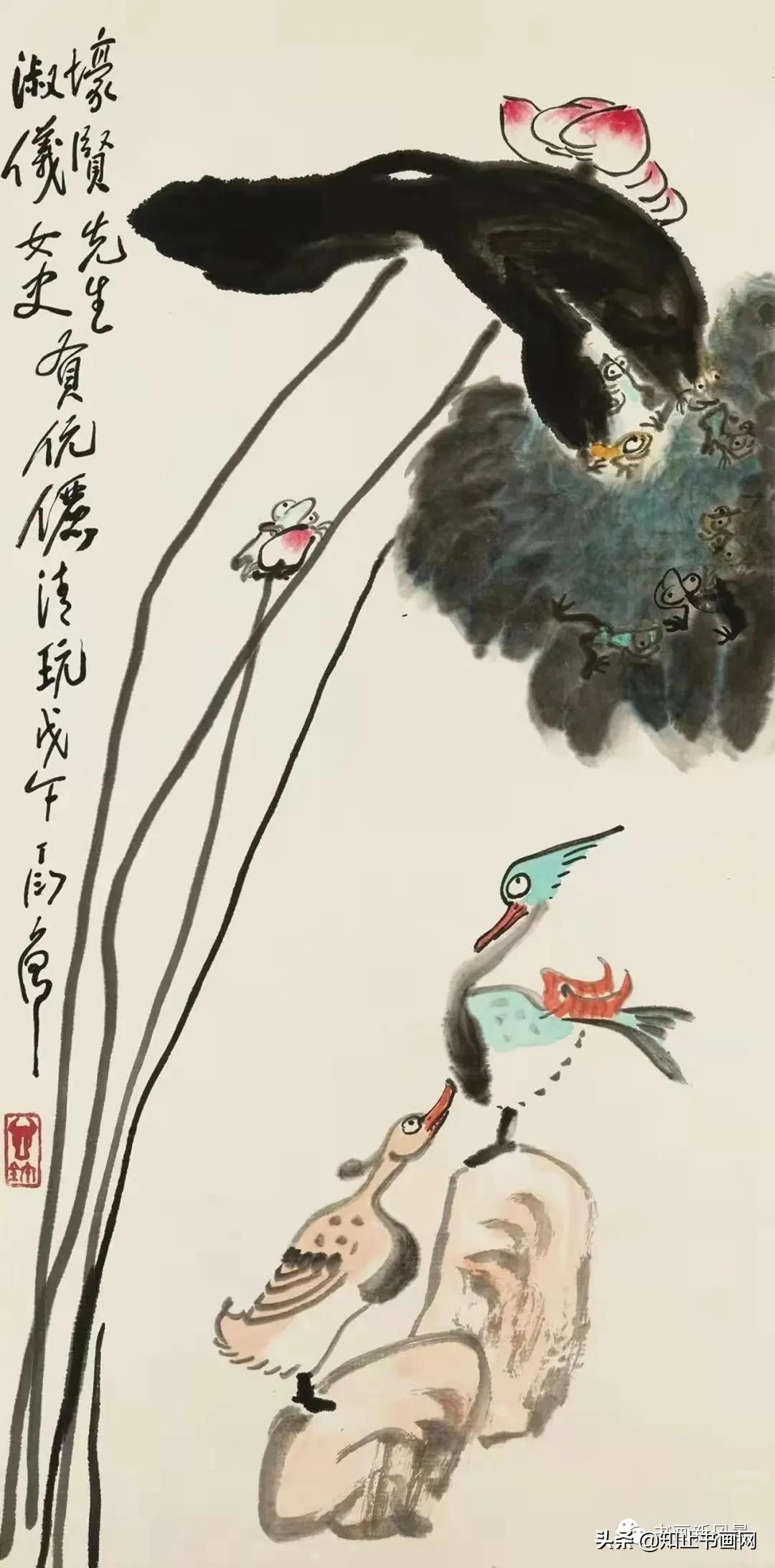 这20幅简笔大写意,意趣无穷