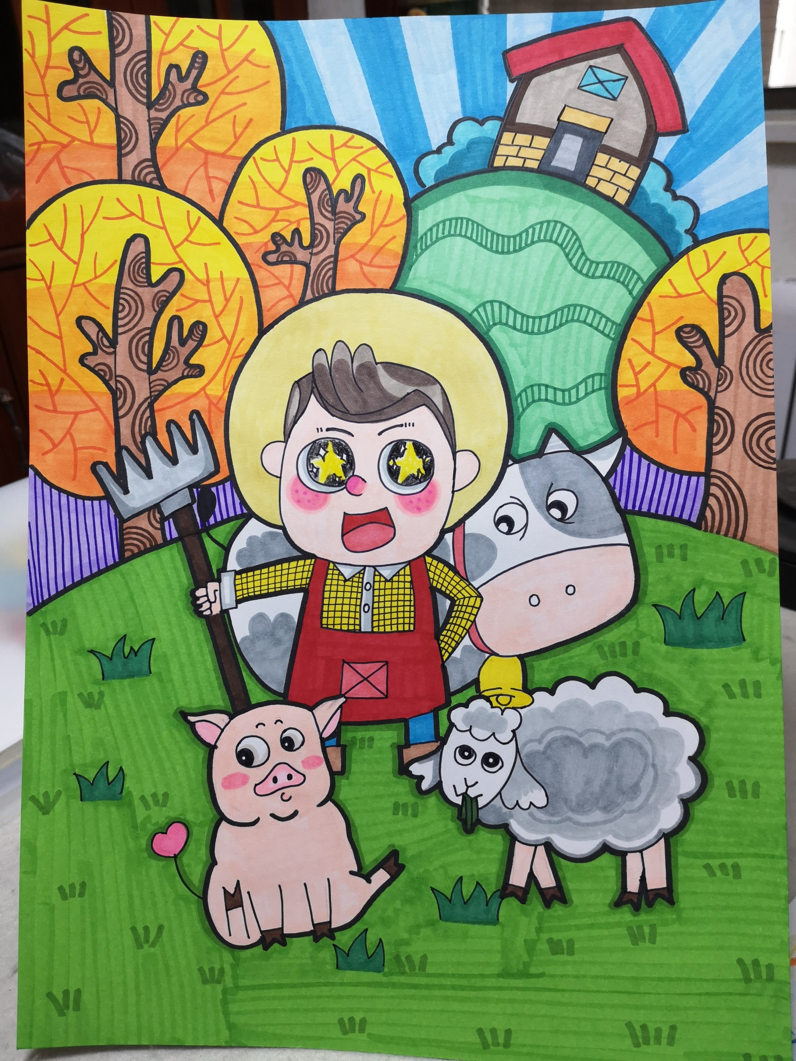 幼儿园儿童主题画