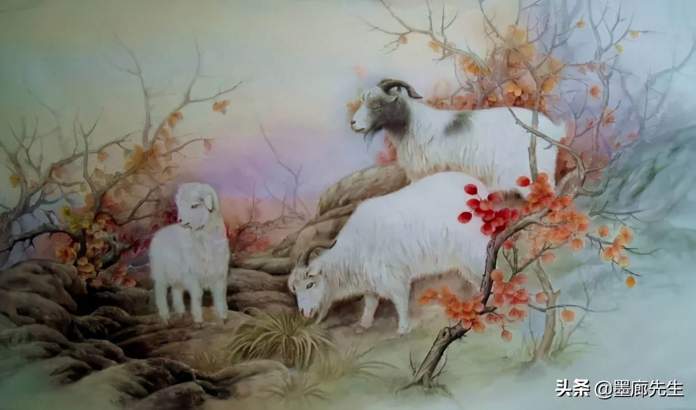 精选100幅画羊美图供大家学习收藏