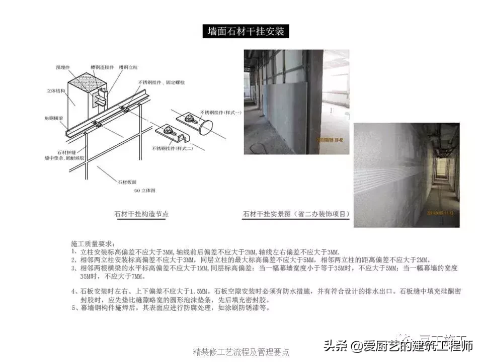 图解装饰装修工程施工工艺流程，用图片的形式解析施工，请收藏