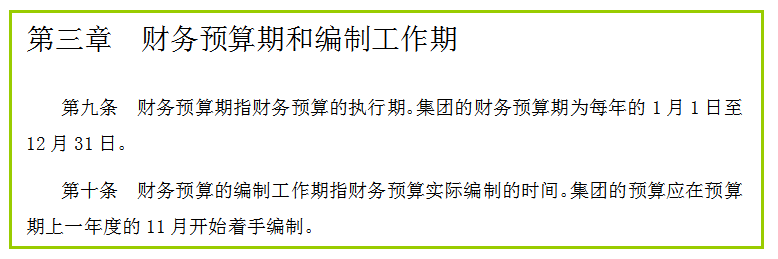 集团财务预算管理制度（完整版）