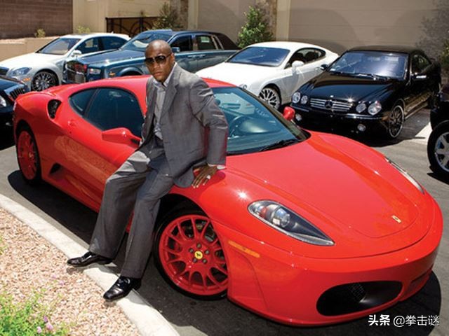 拳王梅威瑟豪车太多了,分置于三个不同地区,以颜色加以区分