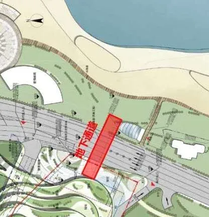 情侣路升级！海滨泳场新增地下通道，还有项目配套停车场功能！