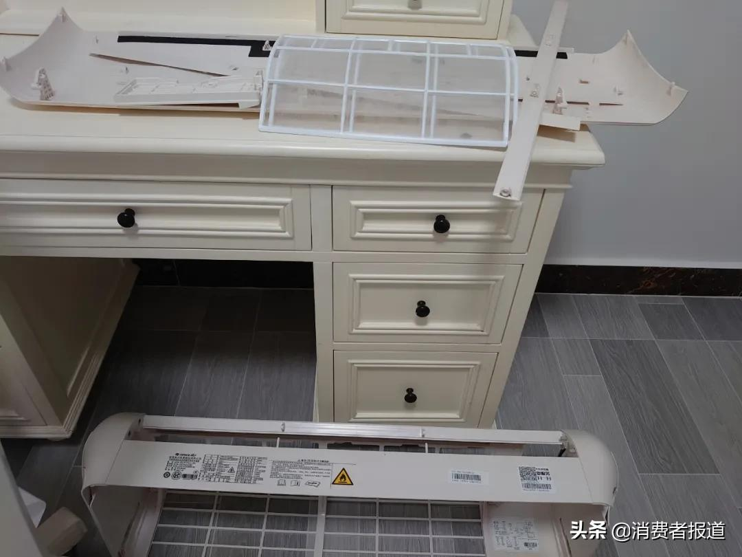 新买的格力空调发出奇怪异响，消费者要求换机遭拒