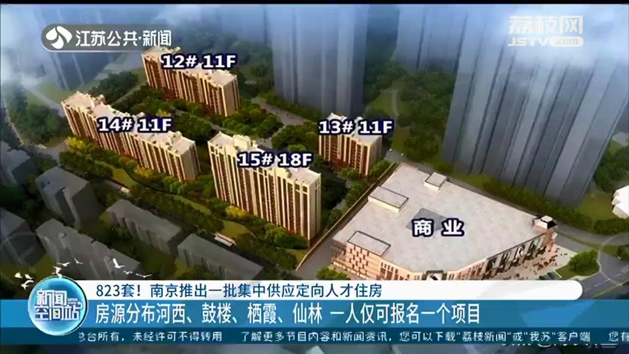 823套！南京推出一批集中供应定向人才住房，一人仅可报名一项目