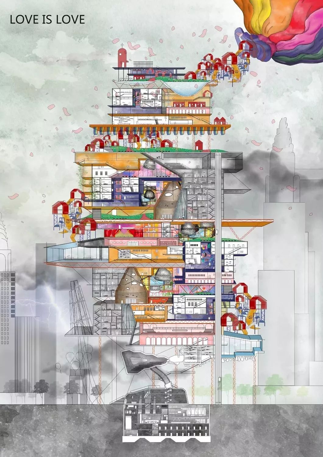 别人家的建筑学大四设计作业，看河北工业大学学子如何脑洞大开？