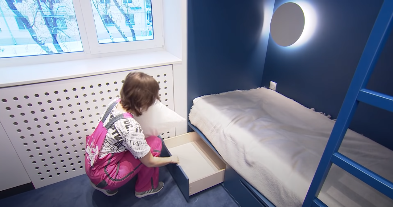 【親子宅設計精選】兒童房改造全過程：1間房定制2張高低床，有了三胎業主也不用換房
