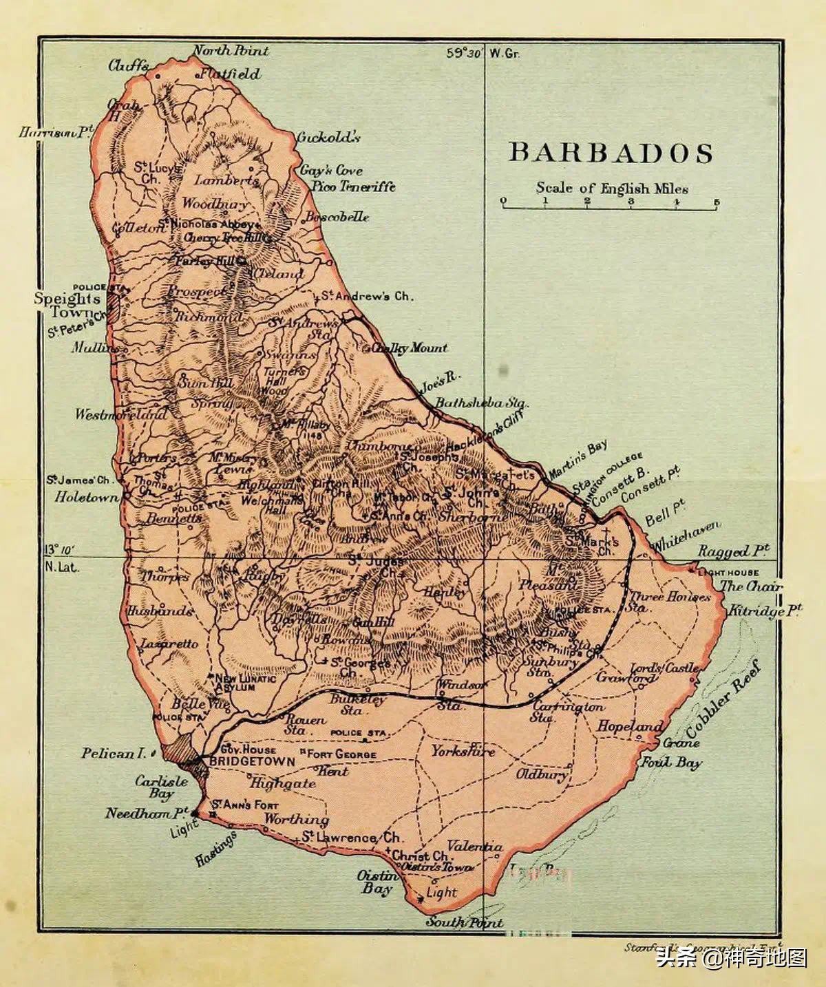 乱谈岛屿（90）巴巴多斯（Barbados）加勒比海的小岛国