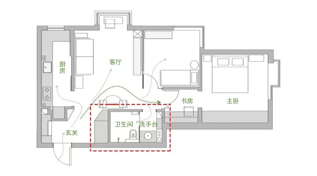 小卫生间注定憋屈？网友：我家才2㎡这么装真好用