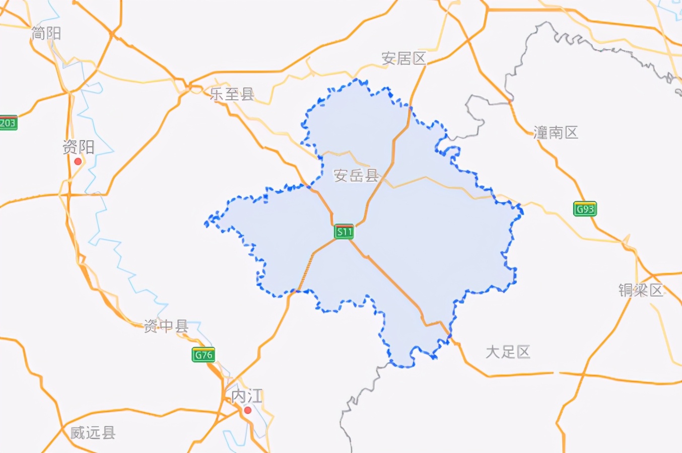 安岳属于四川省哪个城市（安岳县行政区划图）