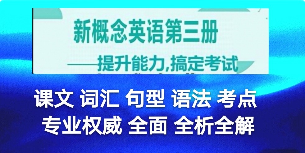 新概念英语第三册第29课语法课文词句全析全解(五)