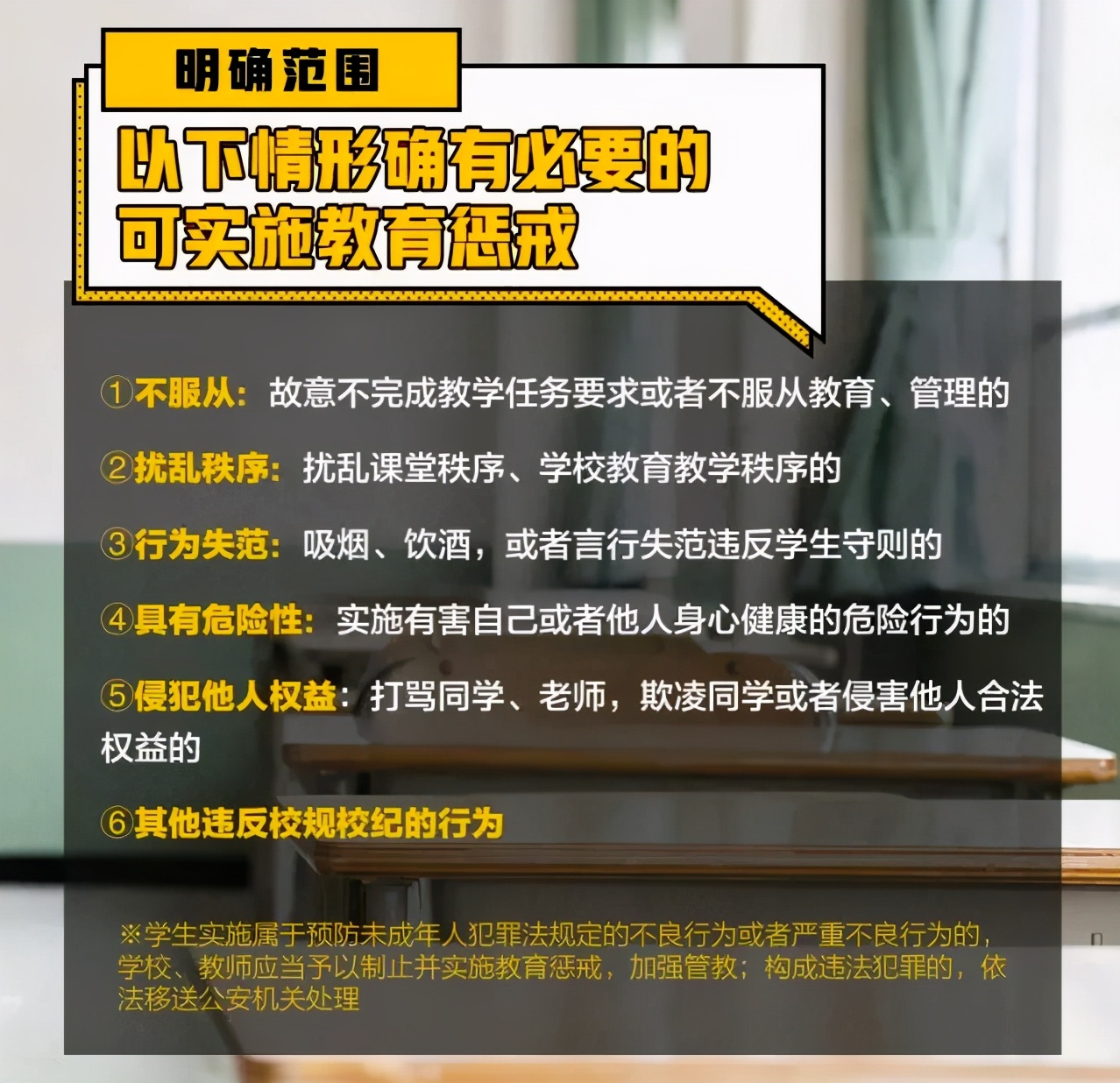 中小学教育惩戒新规开始实施！如果你是班主任，更要弄明白关键点