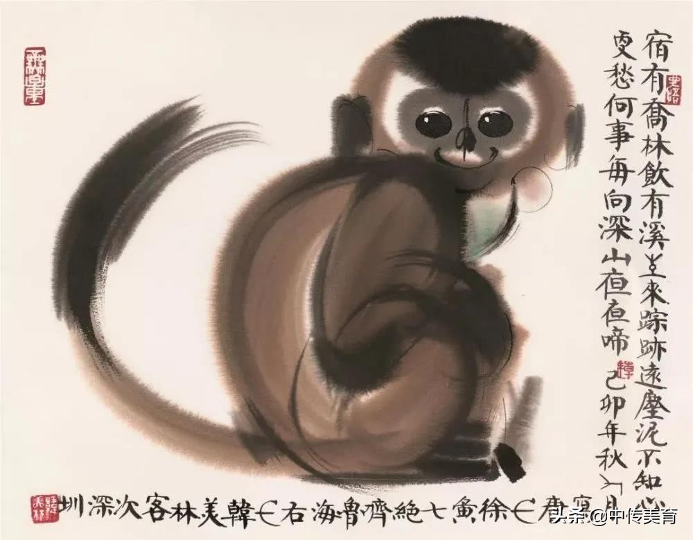 别看十二星座了！！韩美林笔下的生肖水墨画，看一眼就爱上了