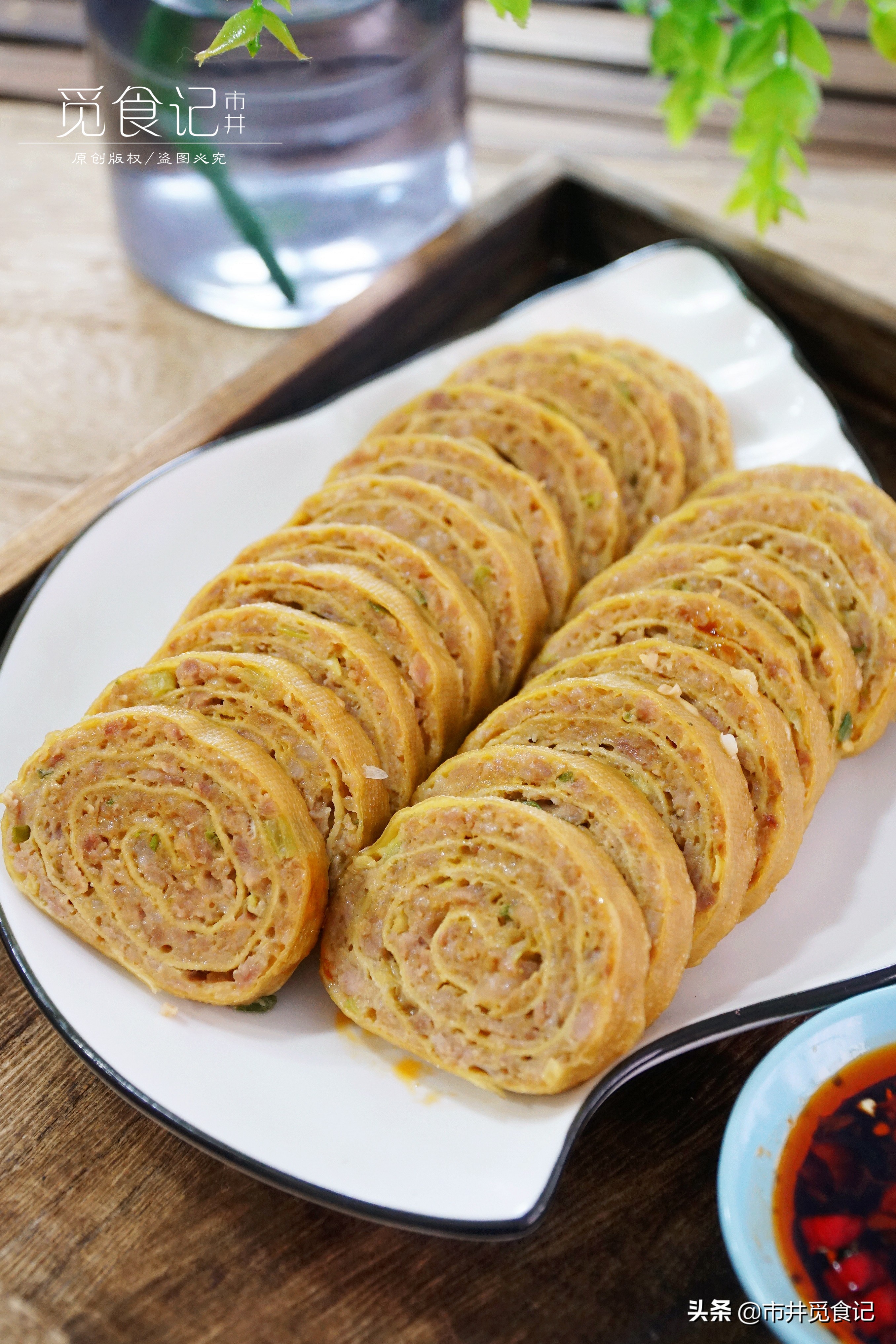 半碗肉馅，一张豆皮，简单3步自制香肠，鲜香可口，孩子特别爱吃