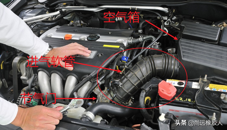 汽车空气滤清器进气软管配件