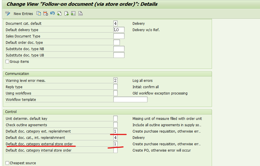 SAP RETAIL 如何确定自动补货触发的单据类型 II