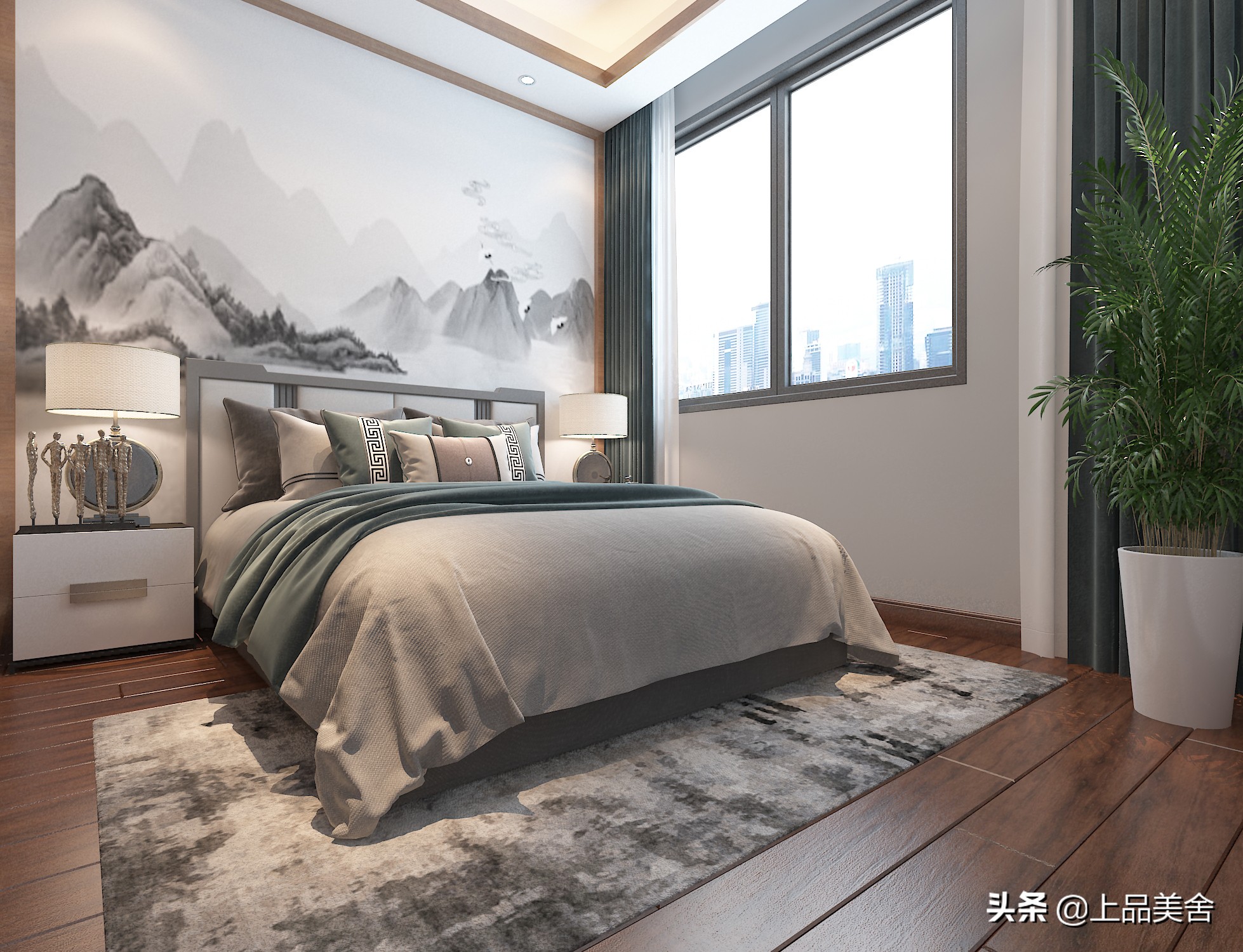 深圳夫妇在惠州买130平精装房，改造成新中式风格，完工效果迷人