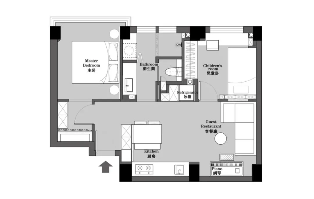 老破小学区房住得憋屈？她把50㎡打造成网红房，比大房子还舒服