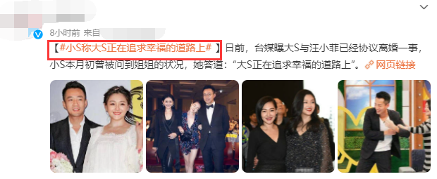 狙击安以轩，梦断张雨绮，大S的11年豪门婚姻落幕有啥好意外的？