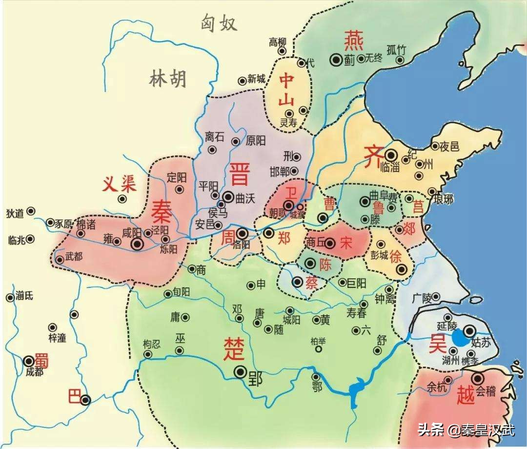 蚩尤黄帝炎帝势力地图图片