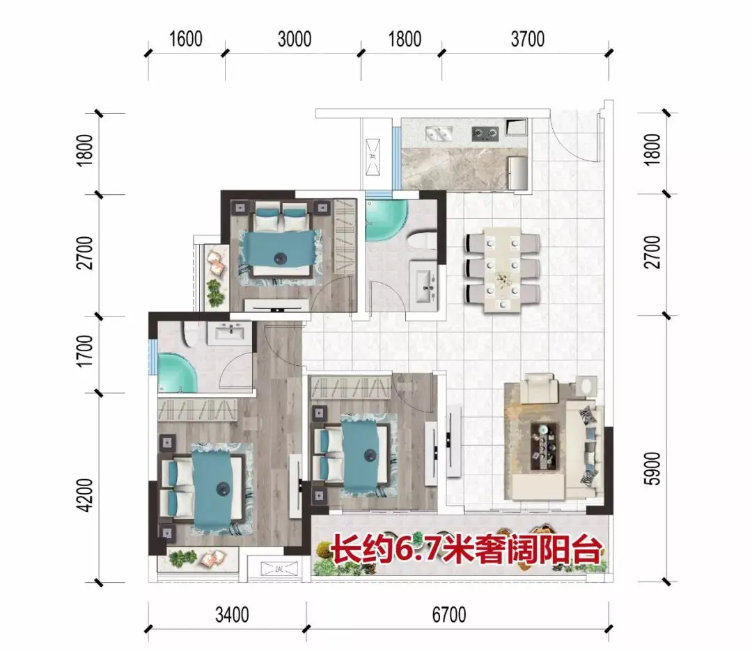 究竟什么叫超实用户型？广汉这个户型打了个高标准样本