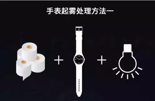 手表进水雾快速解决方法