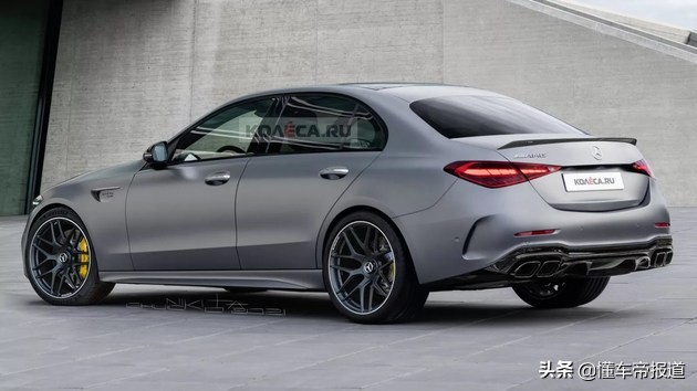 新车 </p><p>　　 搭2.0T插混动力，全新AMG C 63渲染图曝光，最快年底前亮相