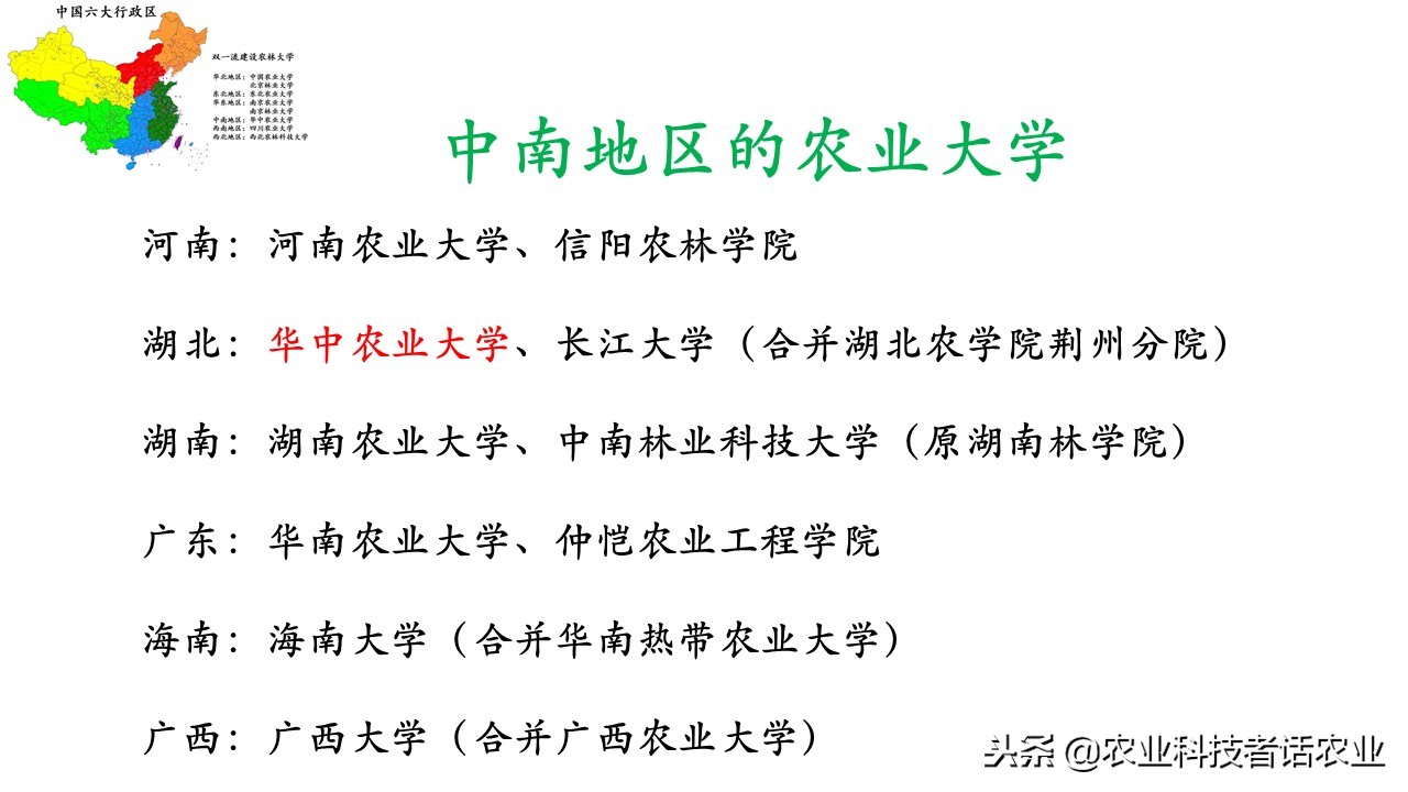 中国农大，荷兰农大，美国农大，日本农大，谁是世界第一农大