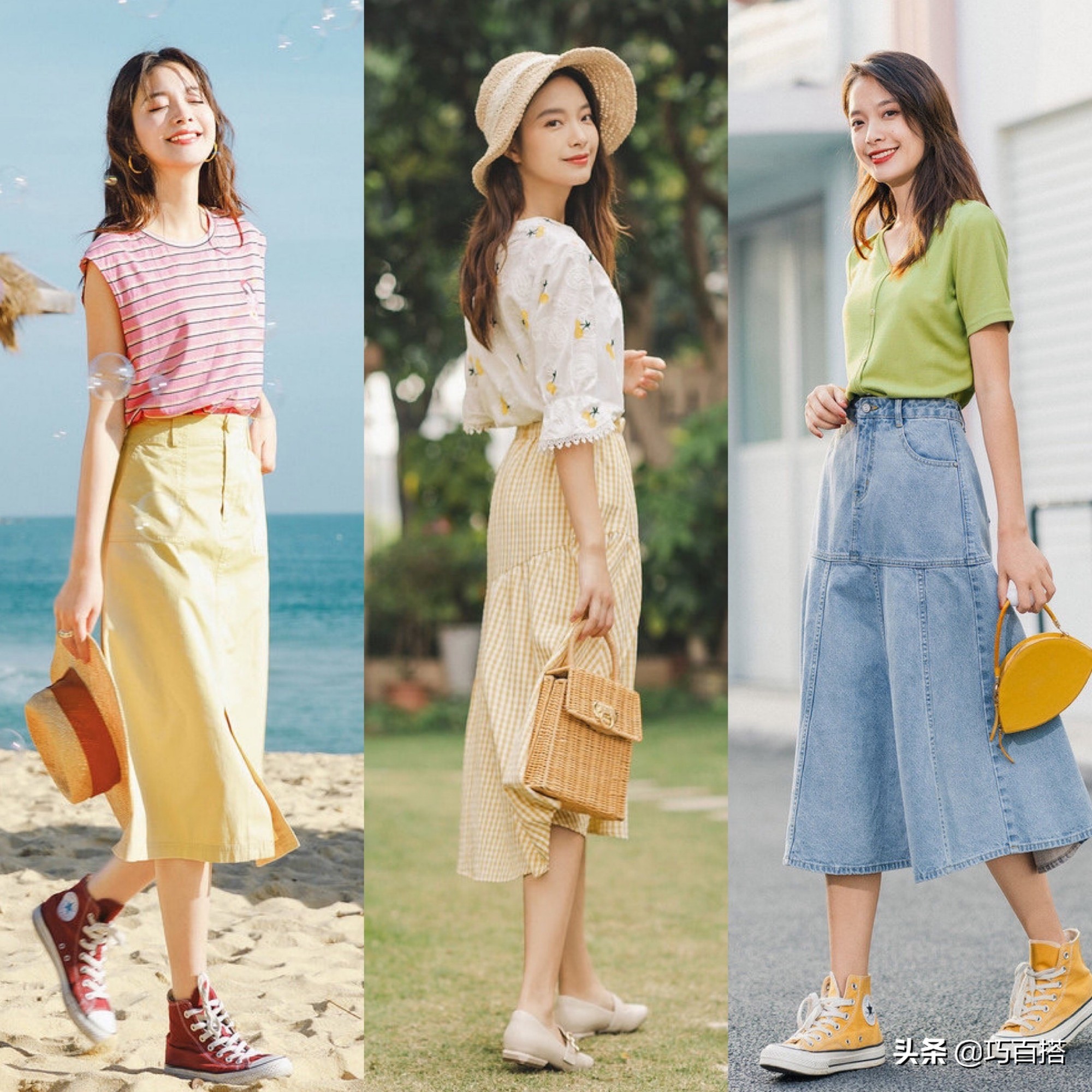 少女的清新浪漫：27套唯美元气穿搭灵感，如风铃轻响于春日花间