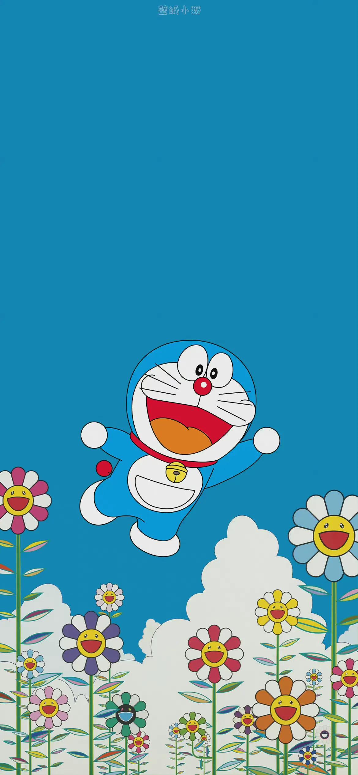 哆啦a梦蓝胖子壁纸 治愈你的不开心