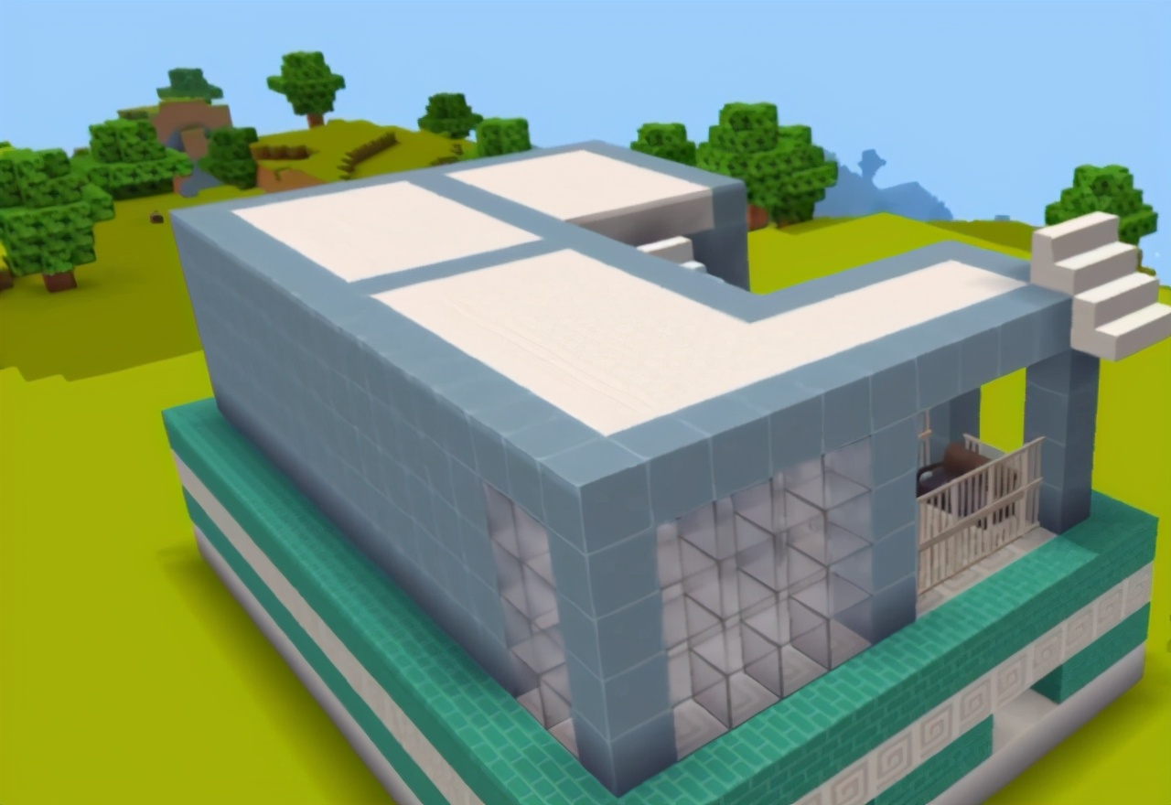 迷你世界房子设计图简单又漂亮 我的世界20×20精美别墅设计图 - 零度