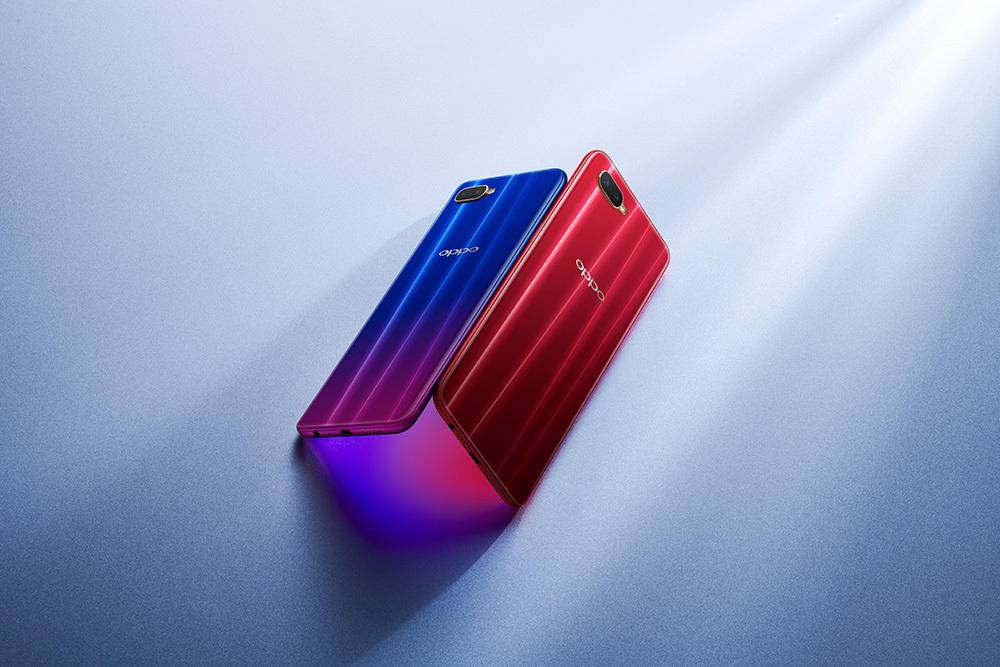 1,oppo k1摩卡红