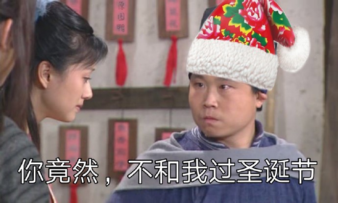 圣诞节表情包：Don’t merry Christmas，marry me