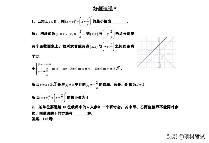 19年高考预测：高中数学压轴必做400题，学霸都在刷的经典题型！