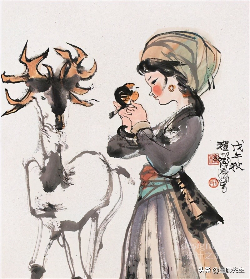 精选100幅画羊美图供大家学习收藏