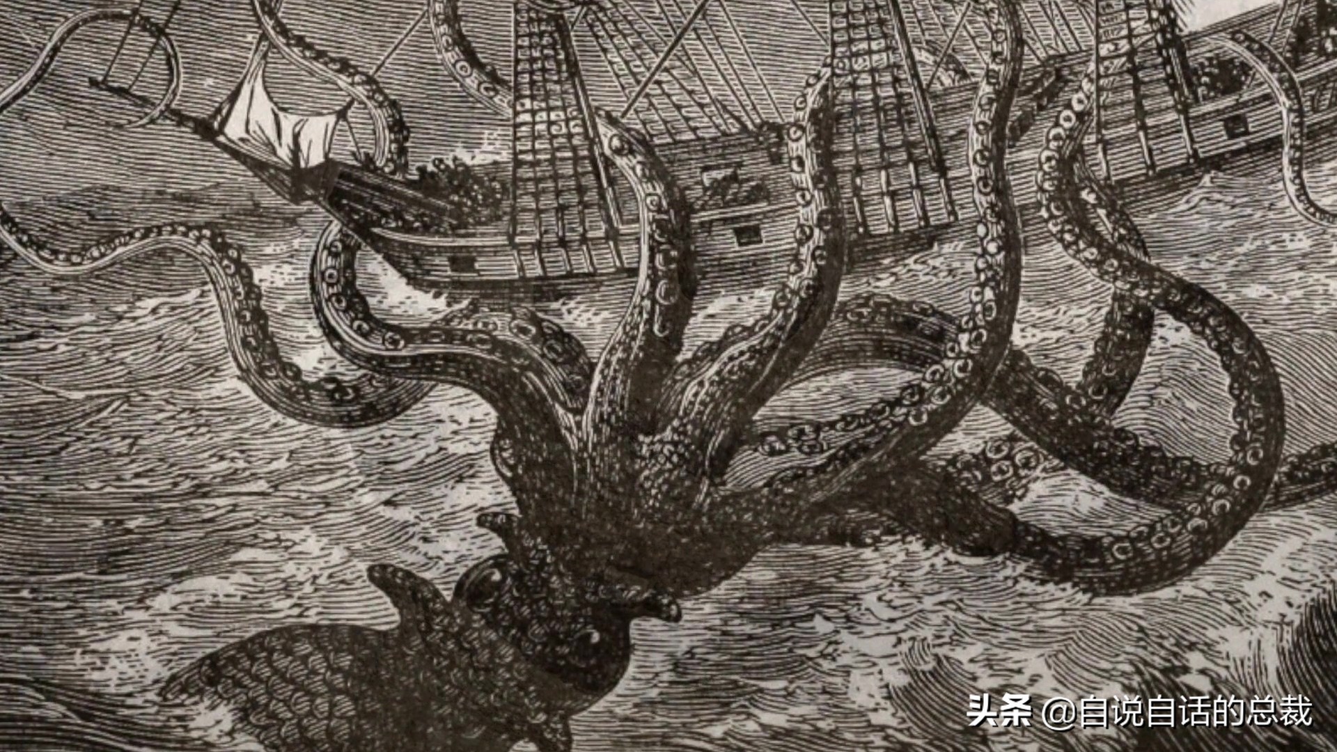 5种比巨齿鲨还恐怖的海怪，背后隐藏着一个人类起源的故事