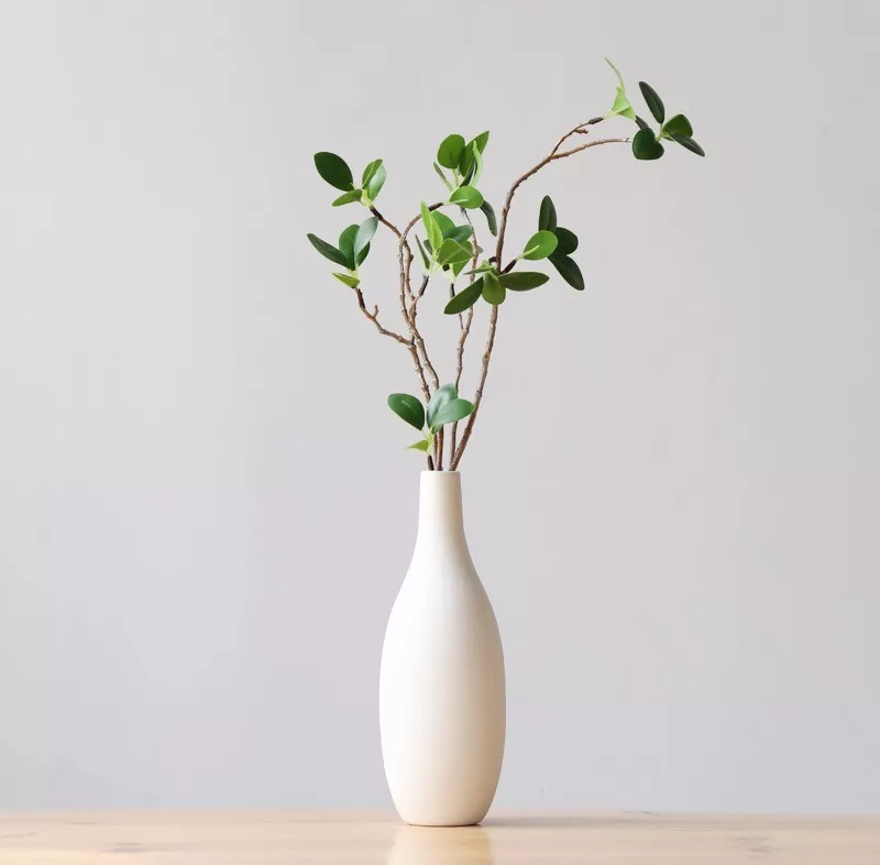 brass and clear glass test tube vases
