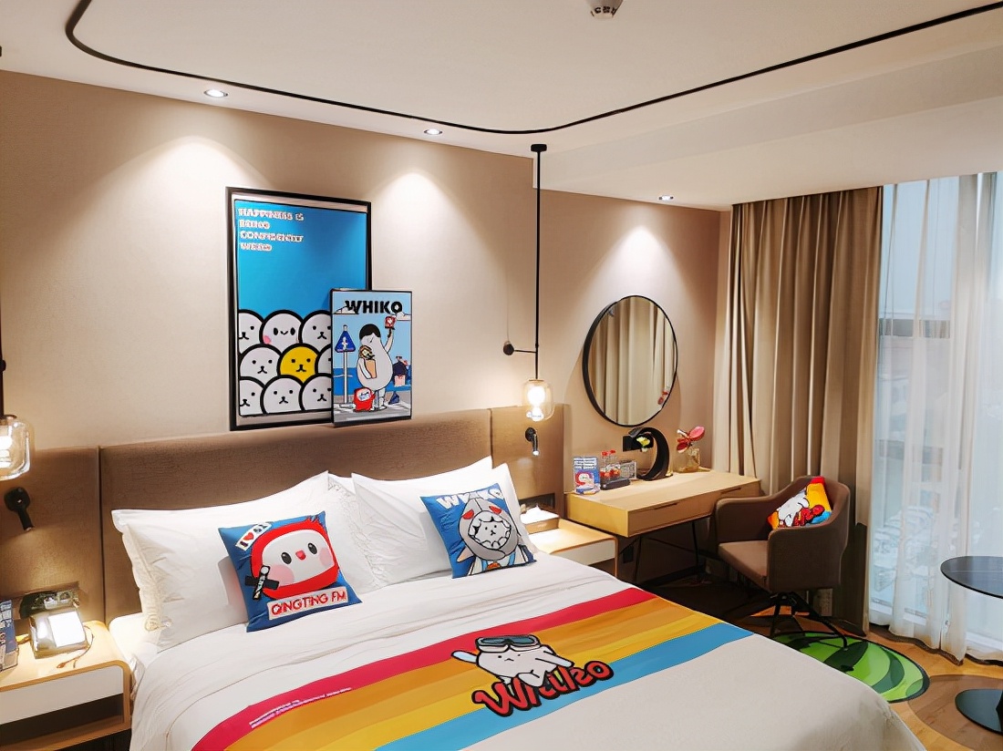 跨界合作网红ip丽怡酒店上线面向年轻人的创意主题房型