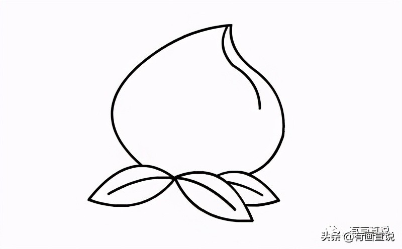 儿童画简笔画临摹素材52张：水果系列画法，收藏备用，在家学画画