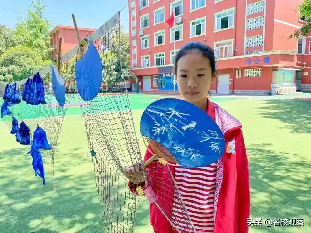 走进成都新世纪外国语，走进扎染世界，感受中华魅力