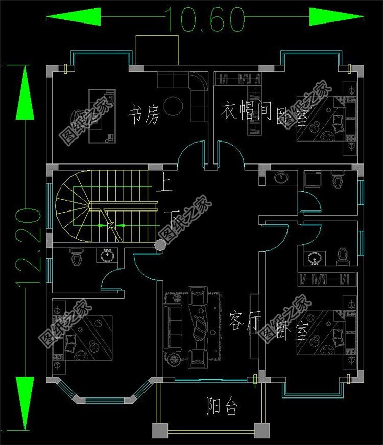 农村外墙三层效果图，随便拥有一栋，别人都不敢小瞧你