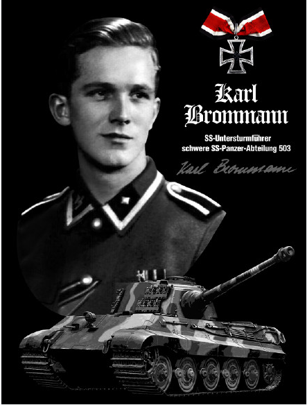 1944年德国虎王坦克王牌指挥官卡尔·鲍曼一战击毁敌军57辆坦克